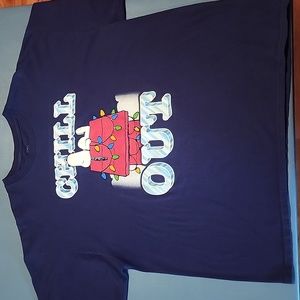 PEANUTS Christmas Chill Out short sleeve t-shirt, XXL.